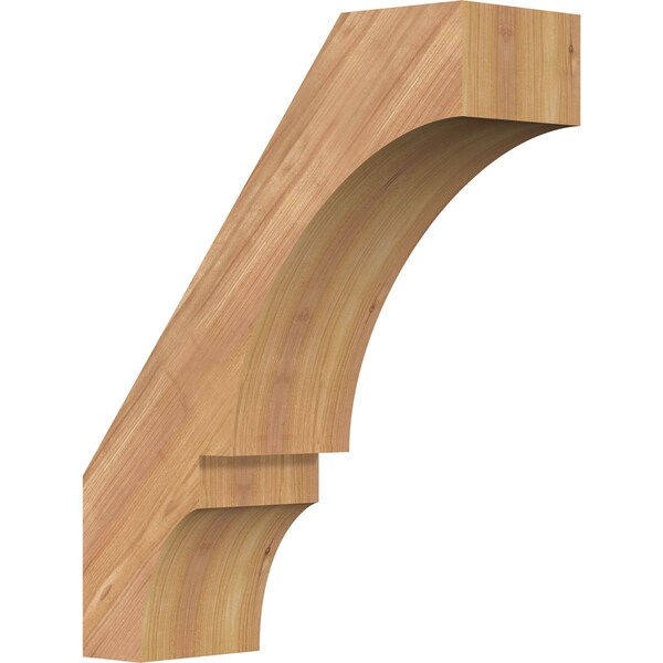 Ekena Millwork 5 1/2"W x 16"D x 20"H Balboa Smooth Knee Brace, Western Red Cedar BRC06X16X20BOA00SWR - main